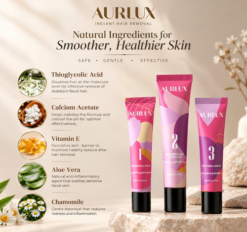 AurLux Hair Removal Trilogy Kit